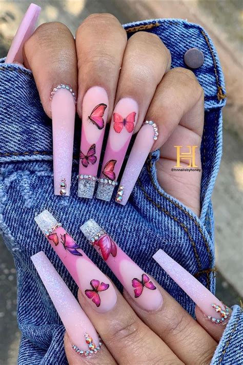 cute long nail designs